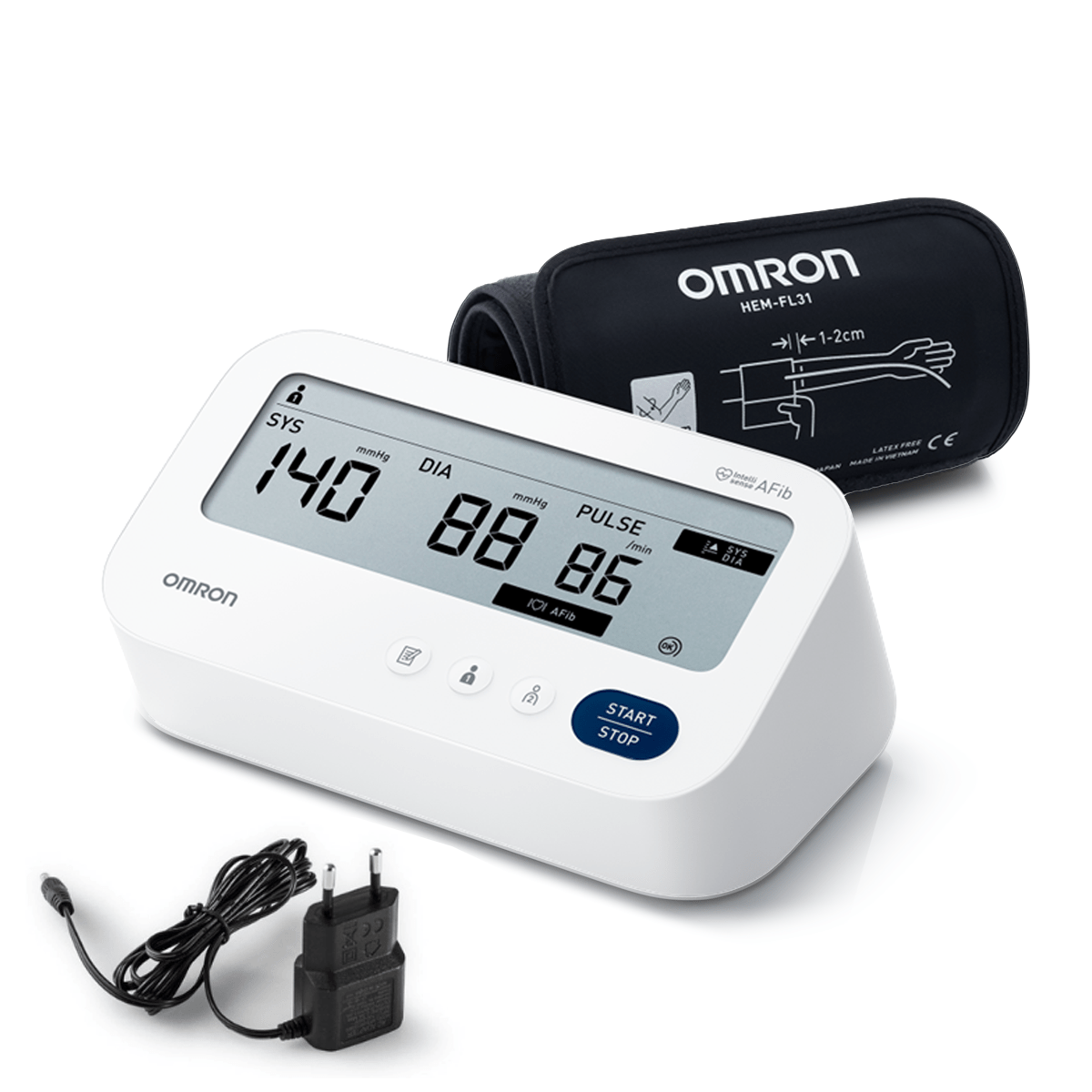 Omron M3 Comfort AFib tlakomjer za nadlakticu sa adapterom
